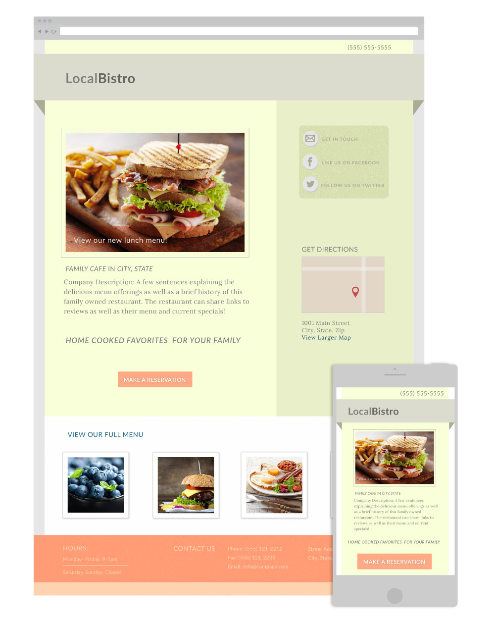 gallery template full view