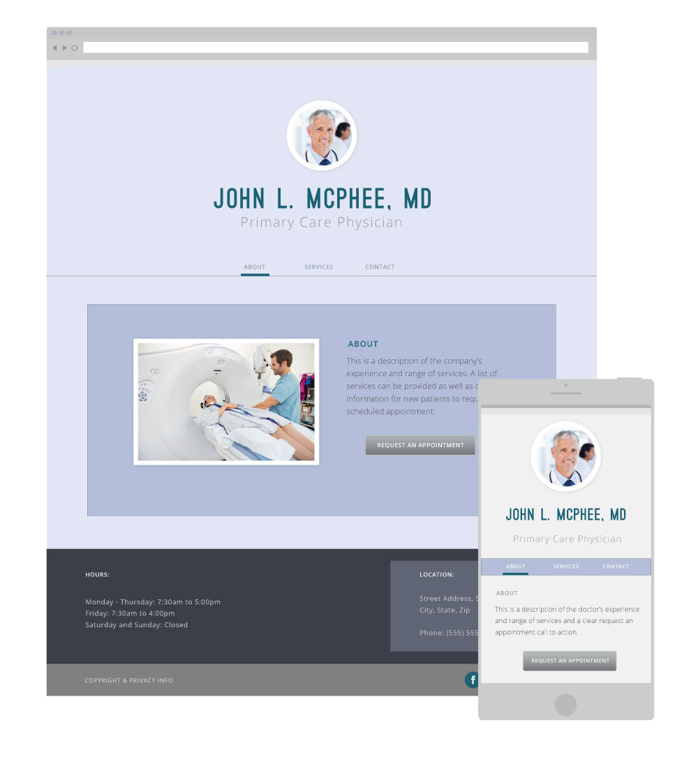 profile template example view